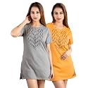 Long Tshirts for Women Combo of 2
