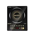 LONGER Induction Cooktop with Dual Cooling Fan, LED Display, 8 Preset Cooking Modes, Touch Control Panel, Auto Shut-Off Safety, Fast Heating, Crystal Glass Portable Induction Burner – Black