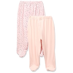 longies unisex-baby carrot leggings libtylpo2v001_light pink amp peach2002_6-9 months