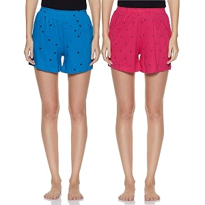 longies women39s shorts pack of 2 lgwspo2004_turquoise bluerani pink_x-large