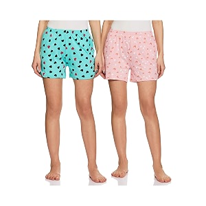 longies women39s shorts pack of 2 lgwspo2012_pink amp blueheart_large