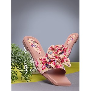 Longwalk Womens Fashion Sandal Flower Bow Loock
