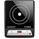 Longway Elite Plus IC 2000 Watt Induction Cooktop with Auto Shut-Off & Over-Heat Protection With 8 Cooking Mode & BIS Approved | 2 Years Warranty | (Black, Push Button)