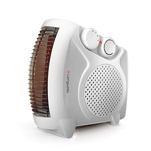 longway hot max 2000w1000w fan room heater  isi approved  overheat protection  portable amp compact  2 heat settings  abs plastic body  white