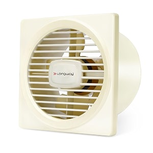 longway gusto 6 inch 150 mm energy efficient exhaust fan  high speed powerful motor  noiseless operation amp easy to clean  suitable for bathroom kitchen office  2 years warranty ivory