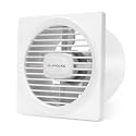 LONGWAY Gusto 6 Inch 150 mm Energy Efficient Exhaust Fan | High Speed Powerful Motor | Noiseless Operation &amp; Easy to Clean | Suitable for Bathroom, Kitchen, Office | 2 Years Warranty (White)