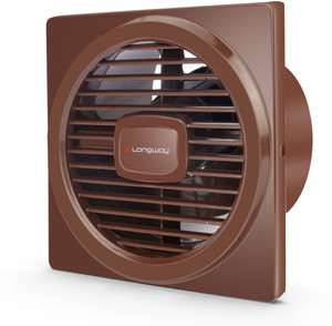 longway gusto 6 inch ventilation  dust protection  kitchen use  bathroom use 150 mm exhaust fan brown