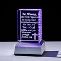 LONGWIN Christian Gifts for Women & Men, 3D Engraved Crystal Multicolor LED Night Light, Inspirational Biblical & Faith Based Religious Gifts