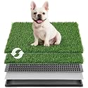 LOOBANI Dog Grass Pad with Tray for Balcony Apartment Use - 16.1x20.1 Inch