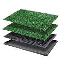 LOOBANI Dog Grass Pad with Tray - 20×25in for Potty Training