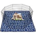 LOOBANI Washable Pee Pads for Dogs: 72"x 72" Extra Large Reusable Puppy Pads,1 Pack Absorbent Whelping Pad Leakproof Dog Playpen Mat, Waterproof Non-Slip Dog Training Pads for Floor, Crate, Potty