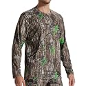 LOOGU Men's Camo Shirt Lightweight Turkey Hunting Shirt Camouflage Shirts for Men Long Sleeve Shirt