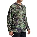LOOGU Men's Camo Shirt Lightweight Turkey Hunting Shirt Camouflage Shirts for Men Long Sleeve Shirt