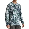 LOOGU Men's Camo Shirt Lightweight Turkey Hunting Shirt Camouflage Shirts for Men Long Sleeve Shirt