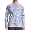 LOOGU Men's Camo Shirt Lightweight Turkey Hunting Shirt Camouflage Shirts for Men Long Sleeve Shirt