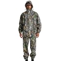 LOOGU Men's Rain Suit - Rain Gear for Men Waterproof, Lightweight Rain Coat, Breathable Mens Rain Jackets Hood and Pants