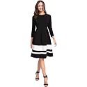 LookMark Cotton A-Line Knee-Length Women39s Dress