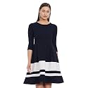 LookMark Cotton A-Line Knee-Length Women39s Dress