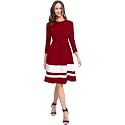 LookMark Cotton A-Line Knee-Length Women39s Dress