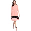 LookMark Cotton A-Line Knee-Length Women39s Dress