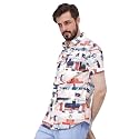 LookMark Men39s Cotton Blend Stitched Printed Half