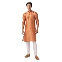LookMark Men39s Cotton Blend Printed Long Kurta