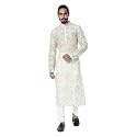 LookMark Men39s Cotton Blend Printed Long Kurta