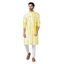 LookMark Men39s Cotton Blend Printed Long Kurta