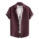 LookMark Men39s Cotton Regular Fit Printed Shirt
