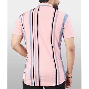 LookMark Mens Stylish Lycra Blend Half Sleeve