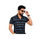 LookMark Men39s Stylish Lycra Blend Half Sleeve