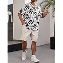 LookMark Men Vibrant Printed Half Sleeve Loose