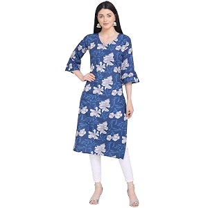 LookMark Womens Crepe Regular Kurta