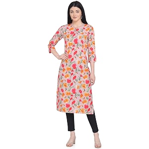 LookMark Womens Crepe Regular Kurta