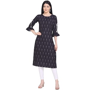LookMark Womens Crepe Regular Kurta