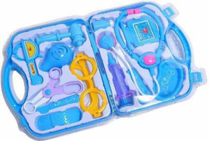 looknlvesports medical suitcase toy with medical equipments for doctors dr set