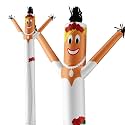 LookOurWay Air Dancers Inflatable Tube Man Attachment - 20 Feet Tall Wacky Waving Inflatable Dancing Tube Guy for Business Promotion - Blower Not Included - Wedding Bridal Dress Themed - Bride