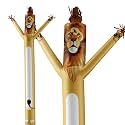 LookOurWay Air Dancers Inflatable Tube Man Attachment - 20 Feet Tall Wacky Waving Inflatable Dancing Tube Guy for Business Promotion - Blower Not Included - Mascot Character Animal Themed - Lion