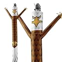 LookOurWay Air Dancers Inflatable Tube Man Attachment - 20 Feet Tall Wacky Waving Inflatable Dancing Tube Guy for Business Promotion - Blower Not Included - Mascot Character Animal Themed - Eagle