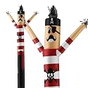 LookOurWay Air Dancers Inflatable Tube Man Attachment - 20 Feet Tall Wacky Waving Inflatable Dancing Tube Guy for Business Promotion - Blower Not Included - Character Themed - Pirate