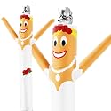 LookOurWay Air Dancers Wacky Waving Inflatable Tube Man Attachment - 6 Feet Tall Advertising Air Dancer Waving Man Inflatable Tube Guy - Blower Not Included - Bride