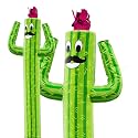 LookOurWay Air Dancers Wacky Waving Inflatable Tube Man Attachment - 6 Feet Tall Advertising Air Dancer Waving Man Inflatable Tube Guy - Blower Not Included - Cactus