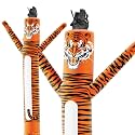LookOurWay Air Dancers Wacky Waving Inflatable Tube Man Attachment - 6 Feet Tall Advertising Air Dancer Waving Man Inflatable Tube Guy - Blower Not Included - Tiger