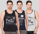 Looks United Pack of 3 Men Vest