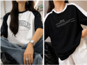 LOOKS Women Colorblock Round Neck Cotton Blend