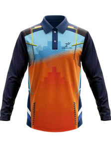 lookswala Printed Men Polo Neck Multicolor T-Shirt