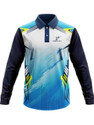 lookswala Printed Men Polo Neck Multicolor T-Shirt
