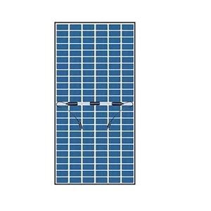 loom solar panel shark 575 watt  n-type topcon bifacial solar panel  144 half cut cellsframed dual glass bifacial  high efficiency rooftop solar module 30-year performance warranty  pack of 1