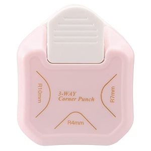 3 way corner rounder punch 4mm 7mm 10mm 3 in 1 corner cutter for paper crafts laminator cardstock diy projects photocards card making and scrapbooking