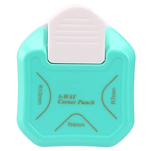 3 way round corner punch 4mm 7mm 10mm 3 in 1 corner cutter for paper crafts laminator cardstock diy projects photocards card making and scrapbooking